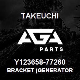 Y123658-77260 Takeuchi BRACKET (GENERATOR | AGA Parts