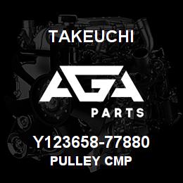 Y123658-77880 Takeuchi PULLEY CMP | AGA Parts