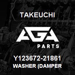 Y123672-21861 Takeuchi WASHER (DAMPER | AGA Parts