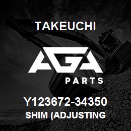 Y123672-34350 Takeuchi SHIM (ADJUSTING | AGA Parts