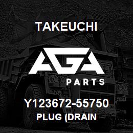 Y123672-55750 Takeuchi PLUG (DRAIN | AGA Parts