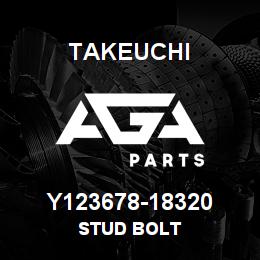 Y123678-18320 Takeuchi STUD BOLT | AGA Parts
