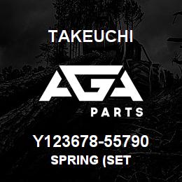Y123678-55790 Takeuchi SPRING (SET | AGA Parts