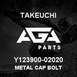 Y123900-02020 Takeuchi METAL CAP BOLT | AGA Parts