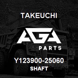 Y123900-25060 Takeuchi SHAFT | AGA Parts