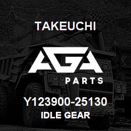 Y123900-25130 Takeuchi IDLE GEAR | AGA Parts