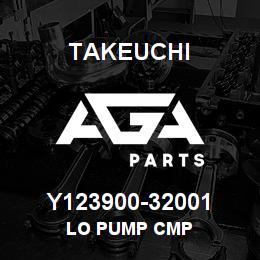Y123900-32001 Takeuchi LO PUMP CMP | AGA Parts