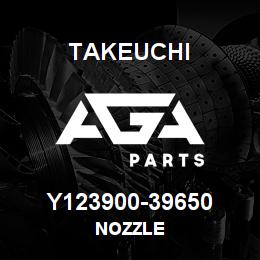 Y123900-39650 Takeuchi NOZZLE | AGA Parts