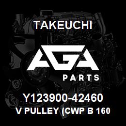 Y123900-42460 Takeuchi V PULLEY (CWP B 160 | AGA Parts