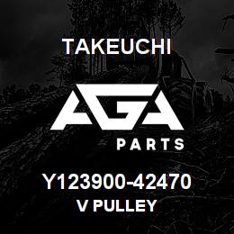 Y123900-42470 Takeuchi V PULLEY | AGA Parts