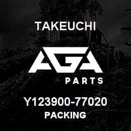 Y123900-77020 Takeuchi PACKING | AGA Parts