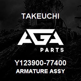 Y123900-77400 Takeuchi ARMATURE ASSY | AGA Parts