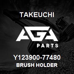 Y123900-77480 Takeuchi BRUSH HOLDER | AGA Parts