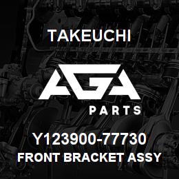 Y123900-77730 Takeuchi FRONT BRACKET ASSY | AGA Parts