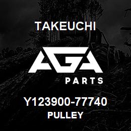 Y123900-77740 Takeuchi PULLEY | AGA Parts
