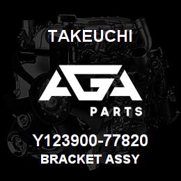 Y123900-77820 Takeuchi BRACKET ASSY | AGA Parts