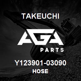 Y123901-03090 Takeuchi HOSE | AGA Parts