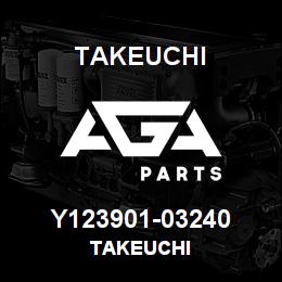 Y123901-03240 Takeuchi TAKEUCHI | AGA Parts