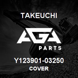 Y123901-03250 Takeuchi COVER | AGA Parts