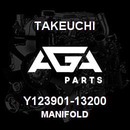Y123901-13200 Takeuchi MANIFOLD | AGA Parts