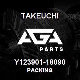Y123901-18090 Takeuchi PACKING | AGA Parts