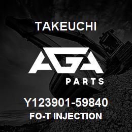 Y123901-59840 Takeuchi FO-T INJECTION | AGA Parts