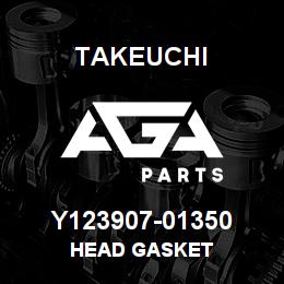 Y123907-01350 Takeuchi HEAD GASKET | AGA Parts