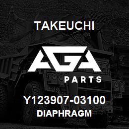 Y123907-03100 Takeuchi DIAPHRAGM | AGA Parts