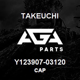 Y123907-03120 Takeuchi CAP | AGA Parts
