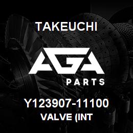 Y123907-11100 Takeuchi VALVE (INT | AGA Parts