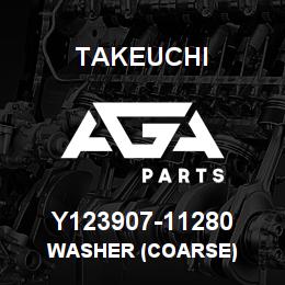 Y123907-11280 Takeuchi WASHER (COARSE) | AGA Parts