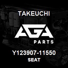 Y123907-11550 Takeuchi SEAT | AGA Parts