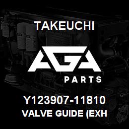 Y123907-11810 Takeuchi VALVE GUIDE (EXH | AGA Parts