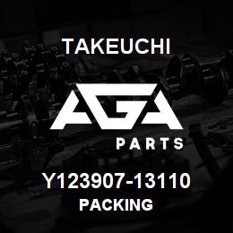 Y123907-13110 Takeuchi PACKING | AGA Parts
