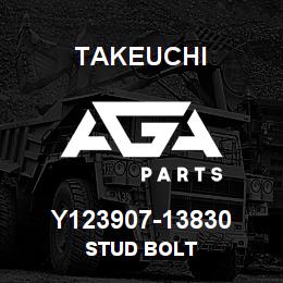 Y123907-13830 Takeuchi STUD BOLT | AGA Parts