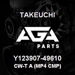 Y123907-49610 Takeuchi CW-T A (MP4 CMP) | AGA Parts
