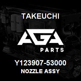 Y123907-53000 Takeuchi NOZZLE ASSY | AGA Parts