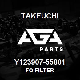 Y123907-55801 Takeuchi FO FILTER | AGA Parts