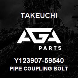 Y123907-59540 Takeuchi PIPE COUPLING BOLT | AGA Parts