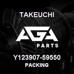 Y123907-59550 Takeuchi PACKING | AGA Parts