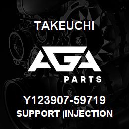 Y123907-59719 Takeuchi SUPPORT (INJECTION | AGA Parts