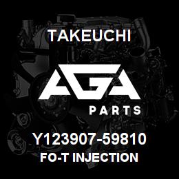 Y123907-59810 Takeuchi FO-T INJECTION | AGA Parts