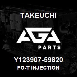 Y123907-59820 Takeuchi FO-T INJECTION | AGA Parts