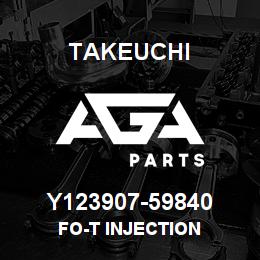 Y123907-59840 Takeuchi FO-T INJECTION | AGA Parts
