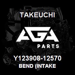 Y123908-12570 Takeuchi BEND (INTAKE | AGA Parts