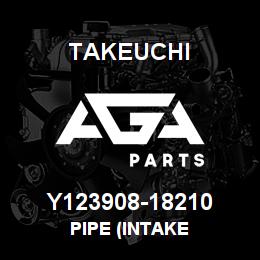 Y123908-18210 Takeuchi PIPE (INTAKE | AGA Parts