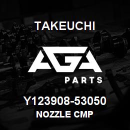 Y123908-53050 Takeuchi NOZZLE CMP | AGA Parts