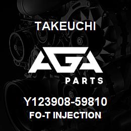 Y123908-59810 Takeuchi FO-T INJECTION | AGA Parts