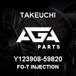 Y123908-59820 Takeuchi FO-T INJECTION | AGA Parts