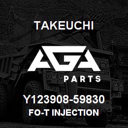 Y123908-59830 Takeuchi FO-T INJECTION | AGA Parts